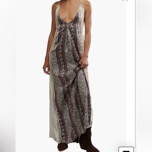 Free people boho slip dress NWT